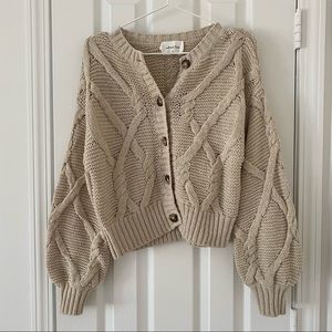 Aritzia Wilfred free Callisto cardigan